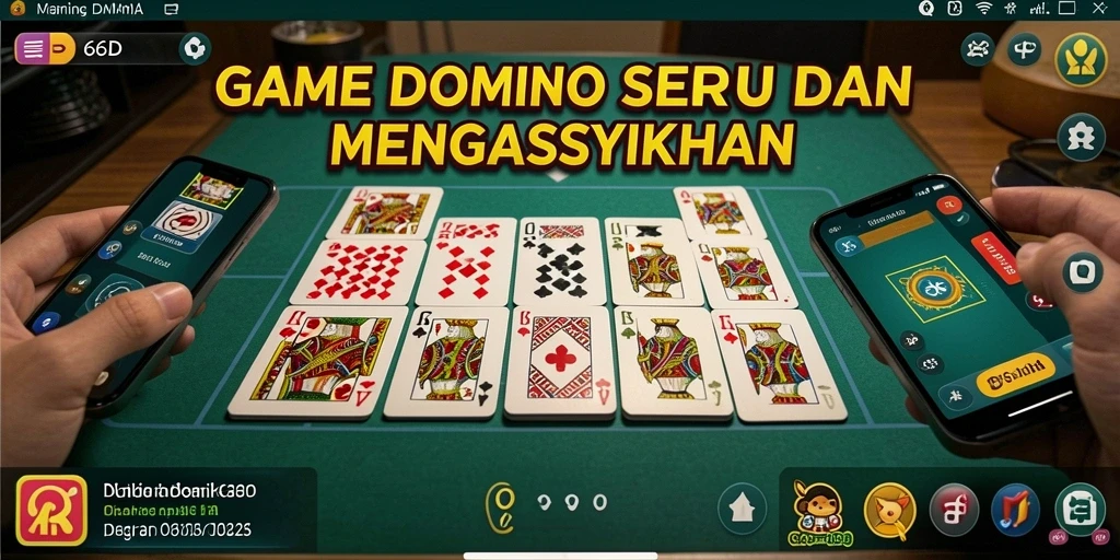 Tampilan gameplay seru dalam aplikasi 66D yang penuh aksi.