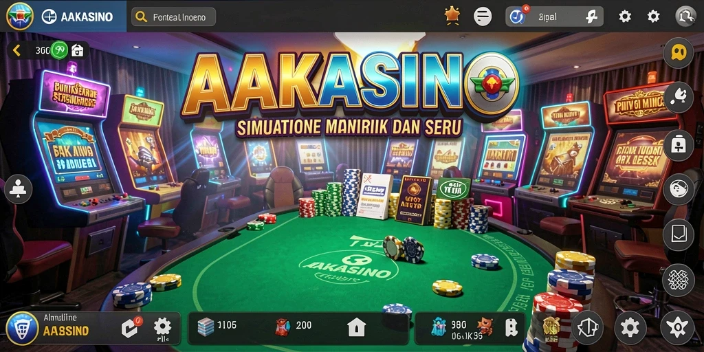 Tampilan gameplay menarik dari AAKASINO yang menampilkan aksi seru.