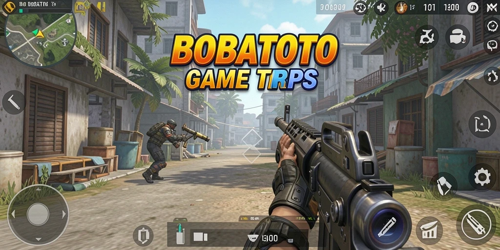 Tampilan gameplay mendebarkan dari BOBATOTO dengan aksi TPS yang intens.