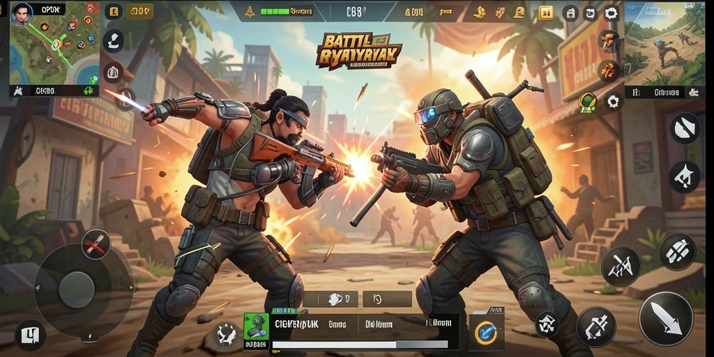 Tangkapan layar gameplay seru dari game Battle Royale CIPOK.
