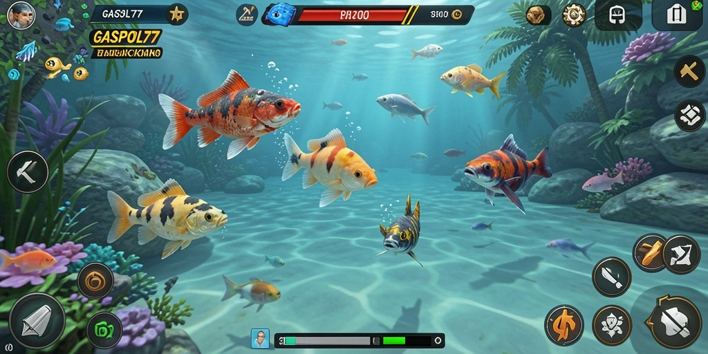 Gameplay seru menembak ikan di GASPOL77.