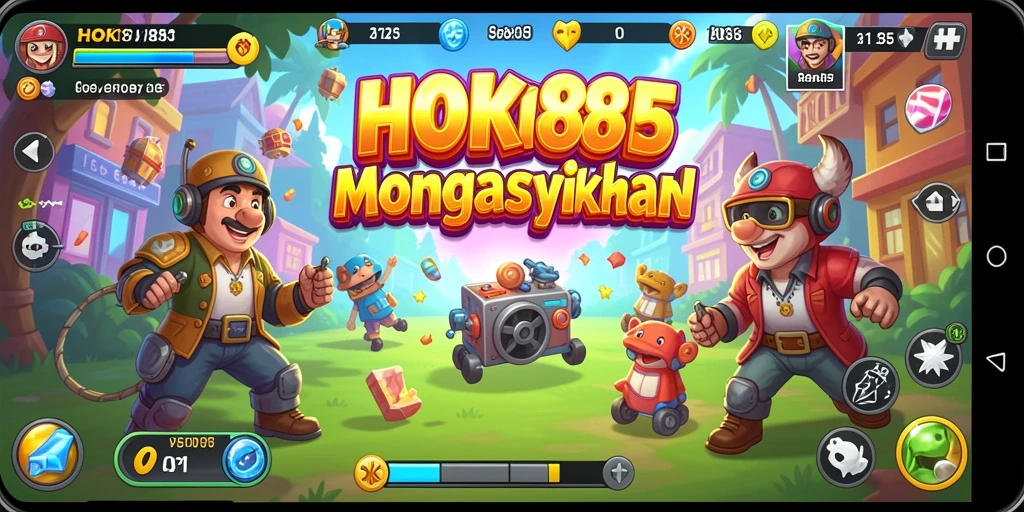 Tampilan gameplay HOKI8815 dengan efek grafis menarik.