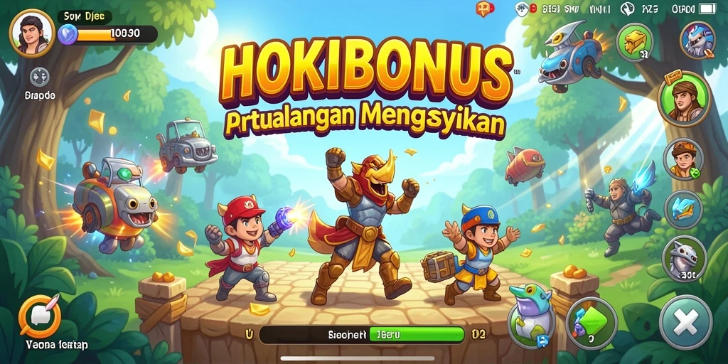 Tampilan gameplay HOKIBONUS yang seru dan menantang