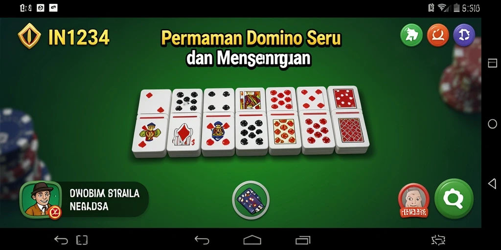 Tangkapan layar dari gameplay Domino yang mengasyikkan