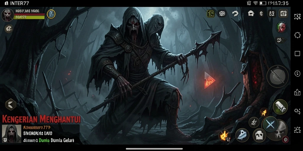 Gameplay menegangkan dengan atmosfer horror yang mencekam.