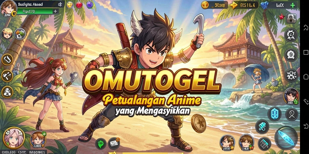 Tangkapan layar menampilkan aksi seru dalam dunia anime.