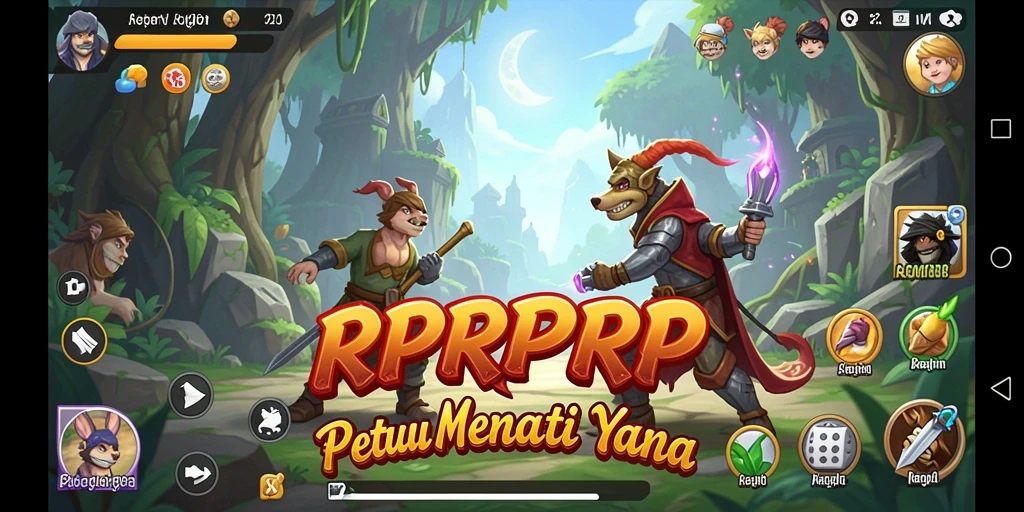 Gameplay RPRPRP yang menarik dan menantang dalam petualangan seru.