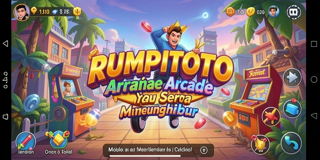 Tampilan gameplay RUMPITOTO dengan tantangan seru dan grafik menarik.