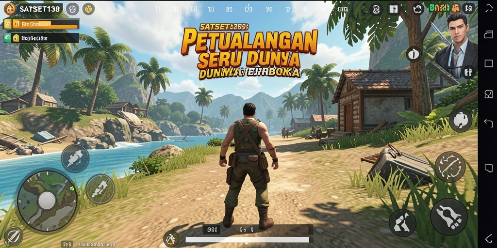 Tampilan gameplay menarik dari SATSET138 dalam dunia terbuka.